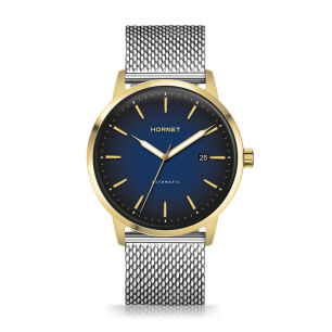 Zegarek Hornet HA.G43S0M.NG Automatic Silver Gold