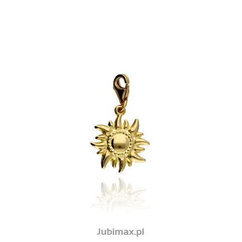 Zawieszka złota pr.585 charms wiszący słońce