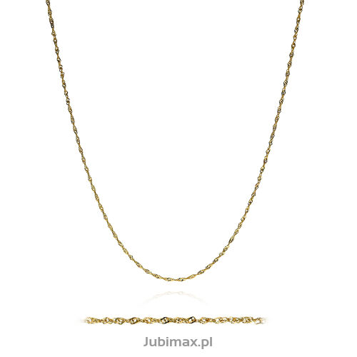 Łańcuszek złoty pr.375 singapur 45cm