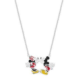 Naszyjnik srebrny Disney NS00030SL-157.CS Myszka Minnie+Mickey