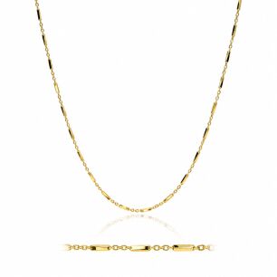 Łańcuszek złoty pr.375 rolo patyczki 50cm