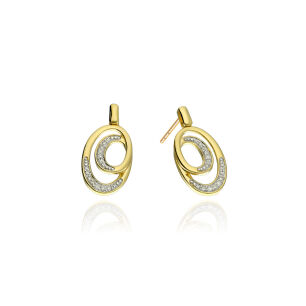 Kolczyki z brylantami 0,07ct