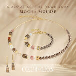 Bransoletka Coeur de Lion 5086-30-1100 GeoCUBE Precious Fusion Pearls Mocha Mousse - 2