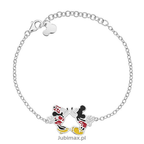Bransoletka srebrny Disney BS00044SL-55.CS Myszka Minnie+Mickey