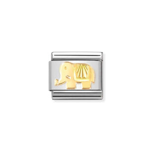 Nomination Link Gold 18K 030149-50 Słoń diamentowa