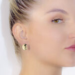 Kolczyki złote pr.375 gładkie - 3