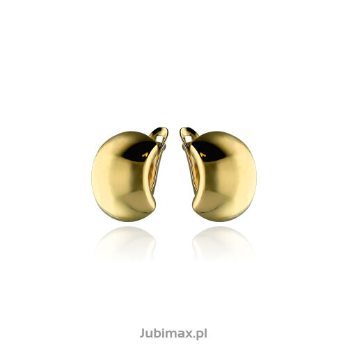 Kolczyki złote pr.375 gładkie