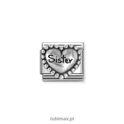 Nomination Link Silver 925 330101-81 Serce 