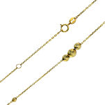 Naszyjnik złoty pr.333 z kulkami 45cm