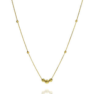 Naszyjnik złoty pr.333 z kulkami 45cm