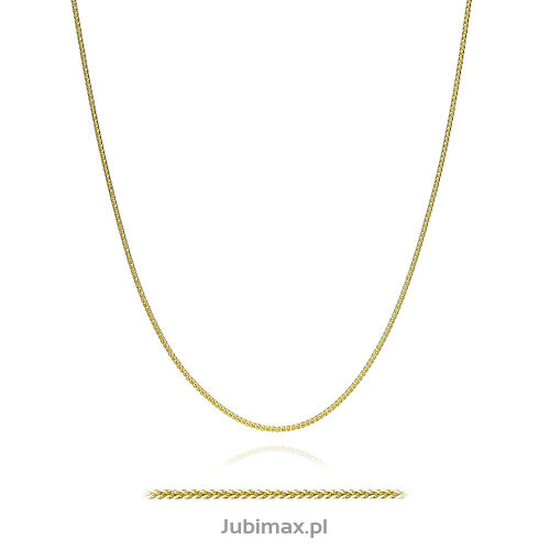Łańcuszek złoty pr.585 spiga diamentowana 50cm