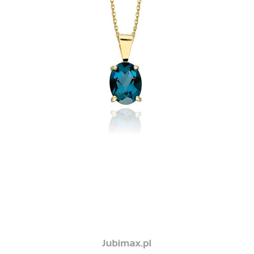 Zawieszka z london blue topaz 1,32ct