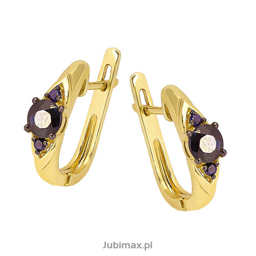 Kolczyki z szafirami 1,07ct