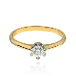 Pierścionek z brylantem 0,25ct r14