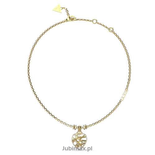 Naszyjnik Guess UBN03099JWYGT-U Heart Cage