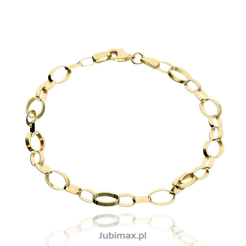 Bransoletka złota pr.375 łańcuch 19cm