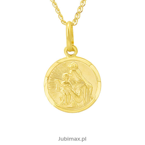 Medalik złoty pr.333 Matka Boska