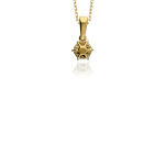 Zawieszka z brylantami 0,09ct żółte złoto