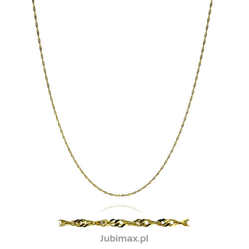 Łańcuszek złoty pr.333 singapur 50cm