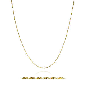 Łańcuszek złoty pr.333 singapur 45cm