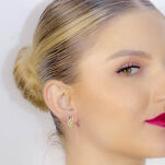 Kolczyki złote pr.333 plecione - 3