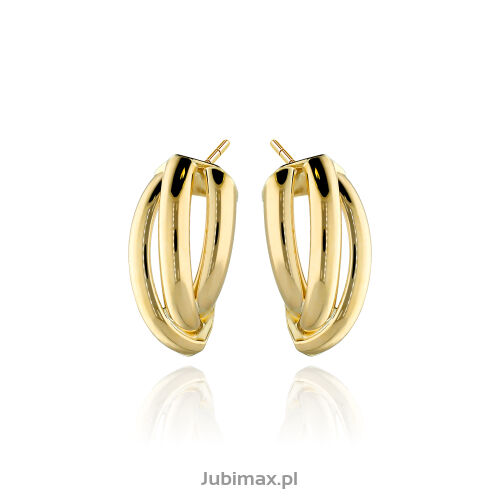 Kolczyki złote pr.333 plecione