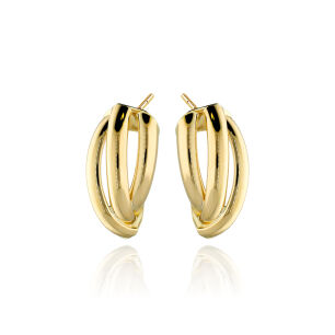 Kolczyki złote pr.333 plecione