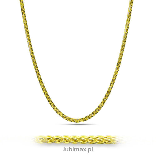 Łańcuszek złoty pr.585 spiga 50 cm