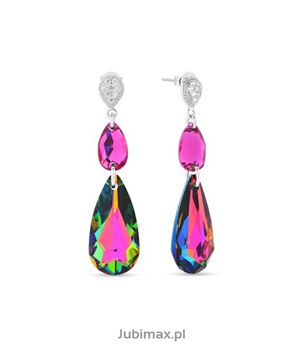 Kolczyki Double Teardrop Swarovski KC323061001FVM