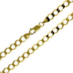 Łańcuszek złoty pr.333 pancerka 55cm - 2