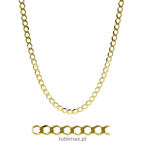 Łańcuszek złoty pr.333 pancerka 55cm