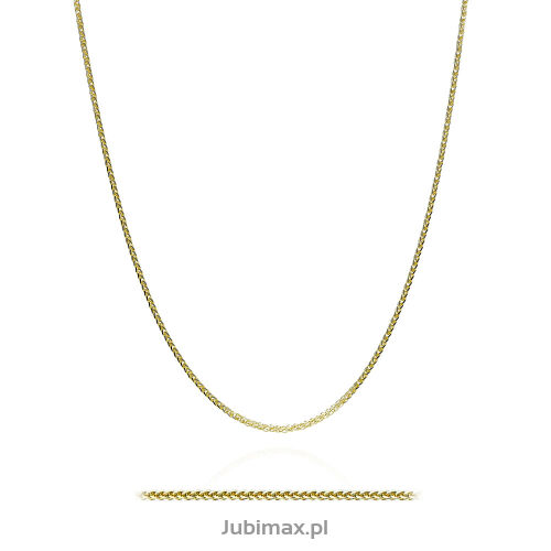 Łańcuszek złoty pr.585 spiga diamentowana 45cm