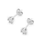Kolczyki z brylantami K0222 0,16ct białe złoto