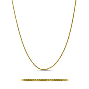 Łańcuszek złoty pr.585 spiga diamentowana 40cm