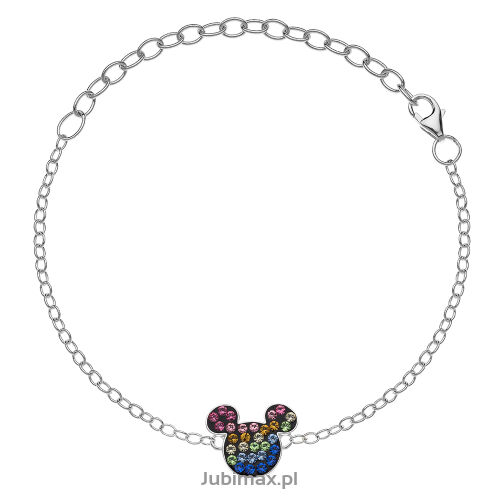 Bransoletka srebrny Disney BS00025SRML-55.CS Myszka Mickey