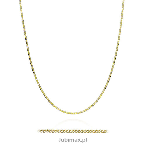 Łańcuszek złoty pr.585 spiga diamentowana 45cm