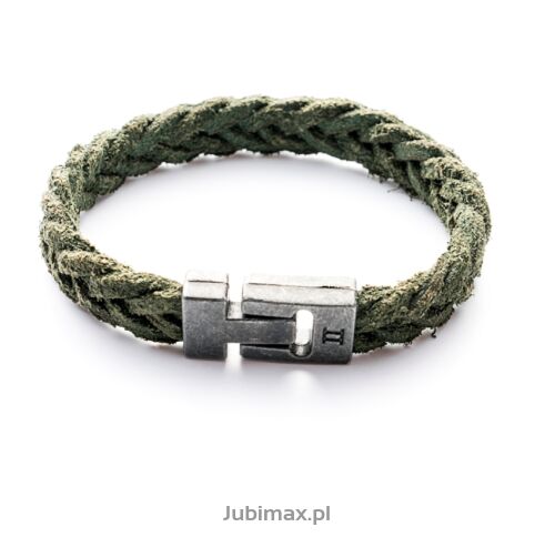 Bransoletka GEMINI S11M Special Leather Green