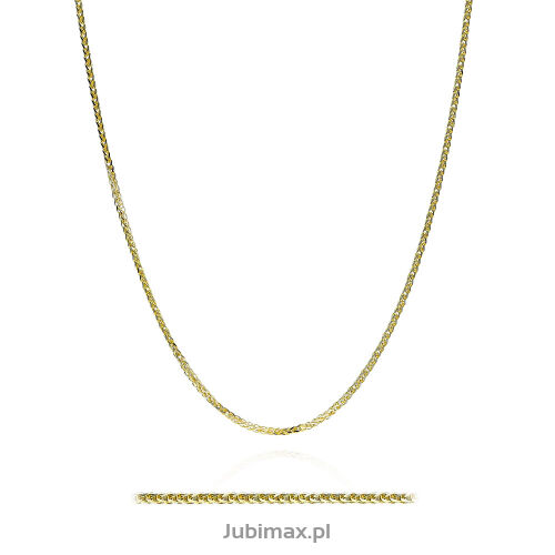 Łańcuszek złoty pr.585 spiga diamentowana 50cm