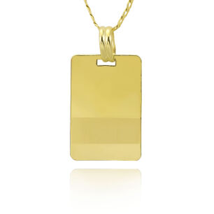 Zawieszka złota pr.585 blaszka