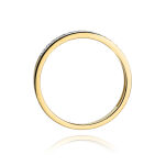 Pierścionek z brylantami 0,09ct żółte złoto r12