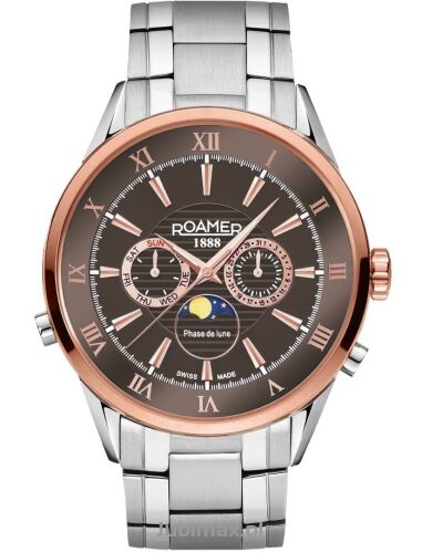 Zegarek ROAMER 508821 47 53 50 Superior Moonphase