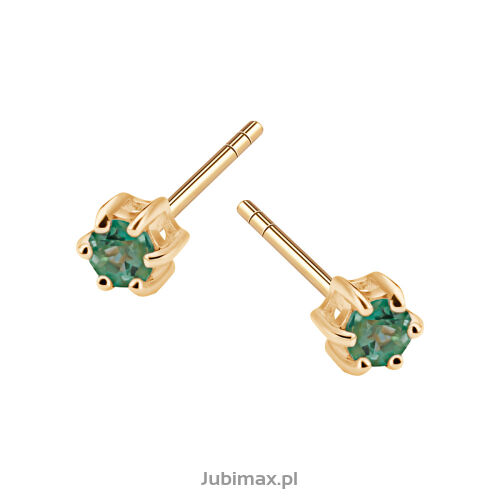 Kolczyki ze szmaragdami 0,20ct