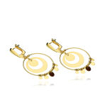 Kolczyki złote pr.585 kółka
