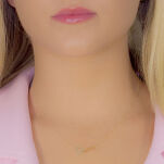 Naszyjnik złoty pr.585 nieskończoność serce 45cm - 3