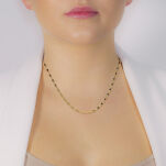 Łańcuszek złoty pr.585 Valentino 45cm - 3