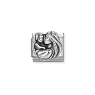 Nomination Link Silver 925 330114-10 Mama z dzieckiem