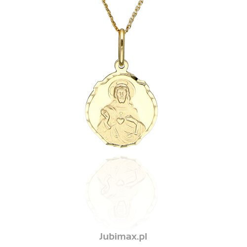 Medalik złoty pr.585 Matka Boska