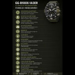Zegarek Casio GG-B100X-1A3ER G-Shock Mudmaster - 11