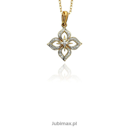 Zawieszka z brylantami 0,08ct