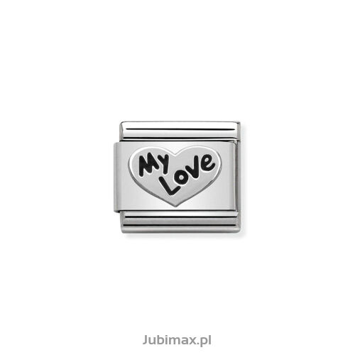 Nomination Link Silver 925 330101-09 Moja miłość